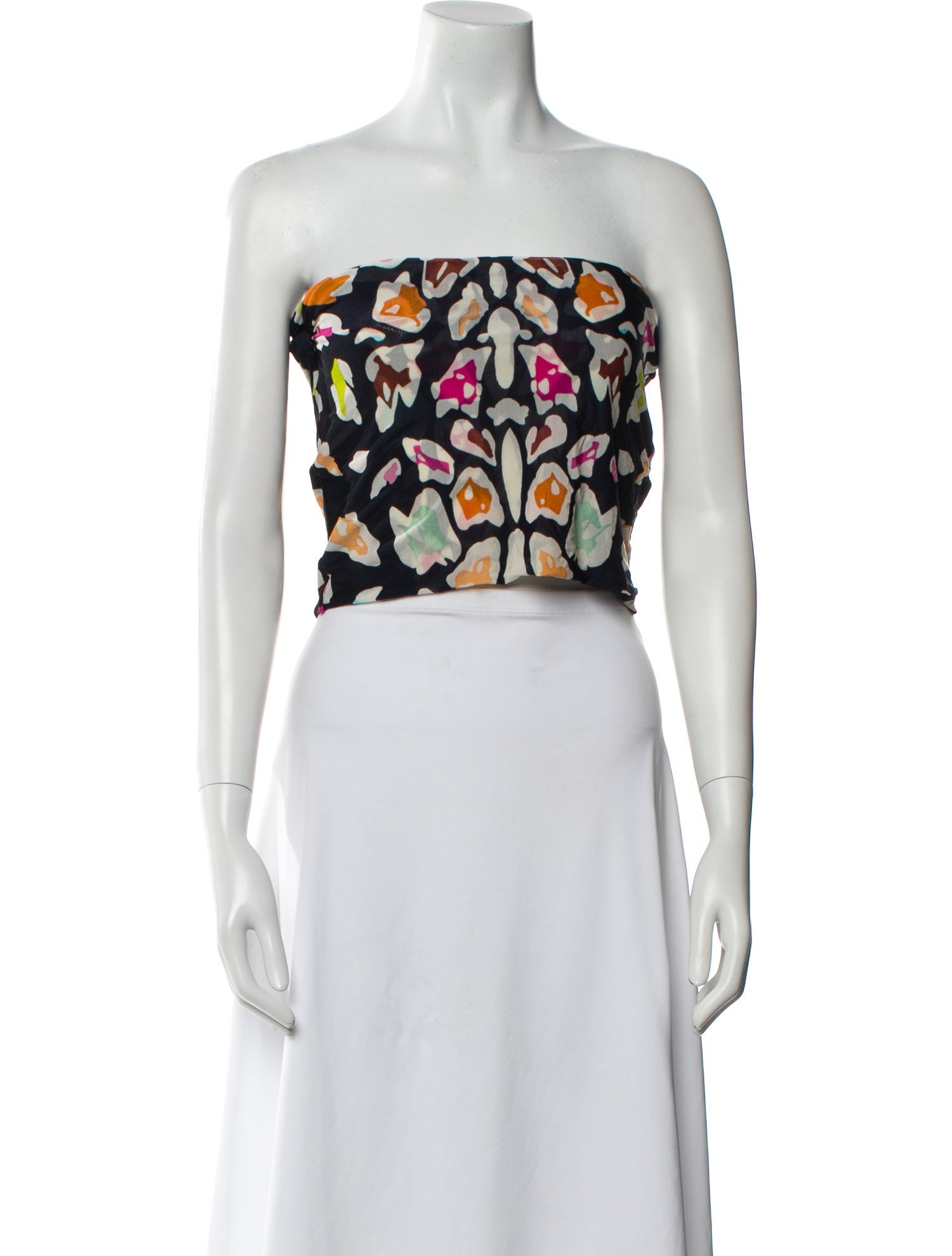 Missoni Printed Strapless Crop Top w/ Tags