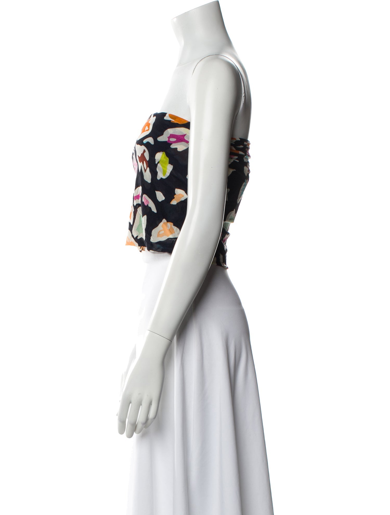 Missoni Printed Strapless Crop Top w/ Tags