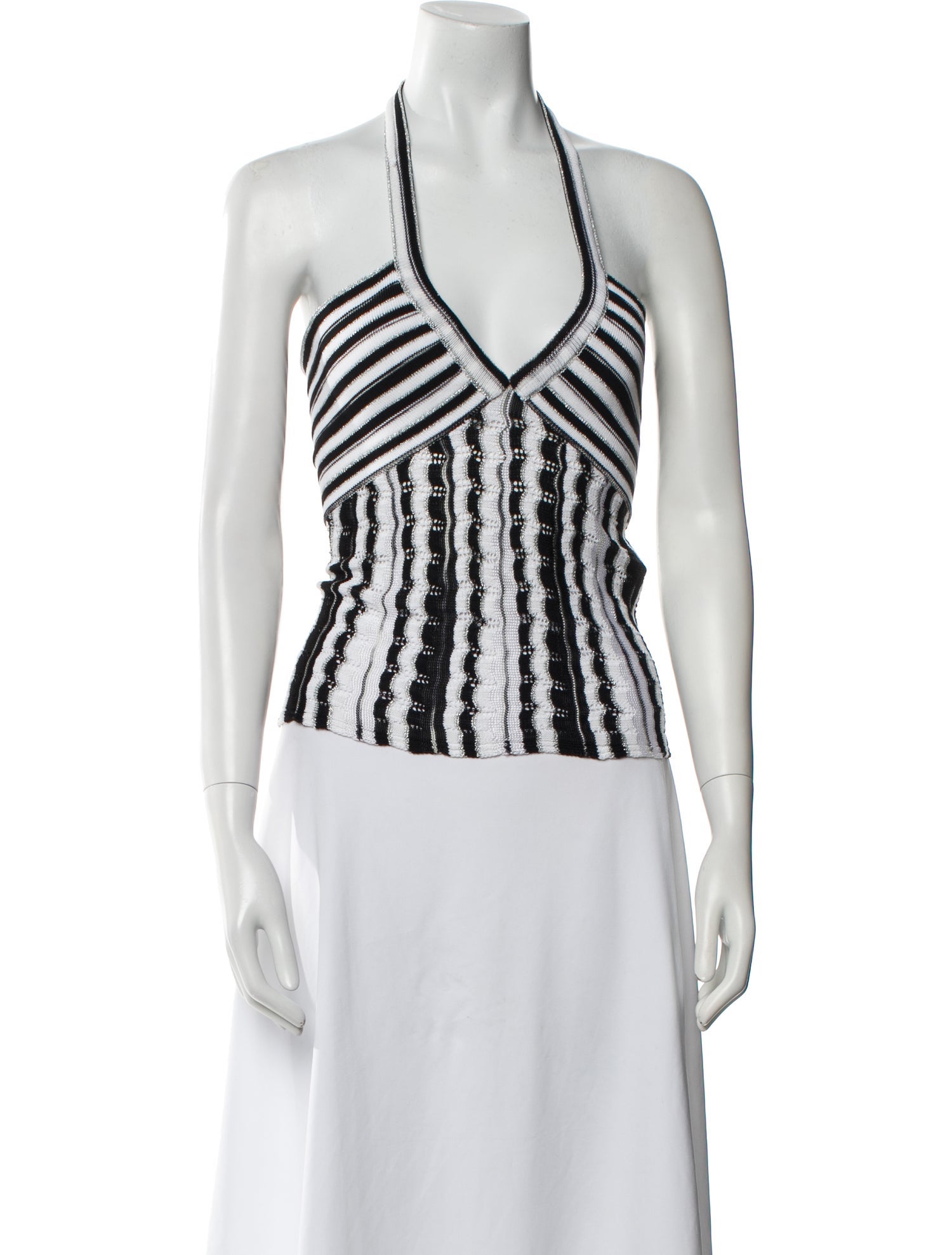 Missoni Striped V-Neck Top