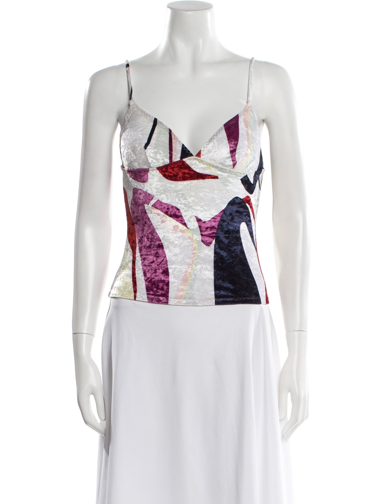 Missoni Mare Nylon Printed Crop Top