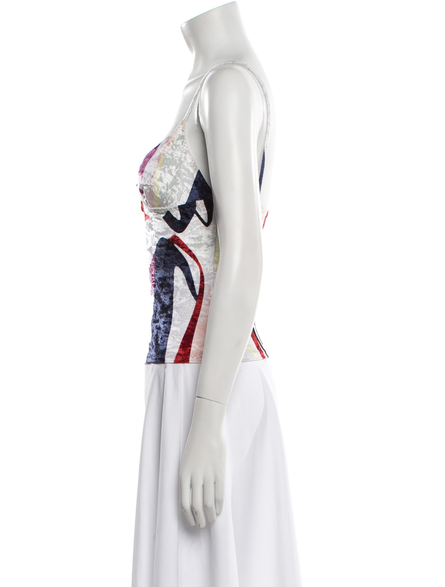 Missoni Mare Nylon Printed Crop Top