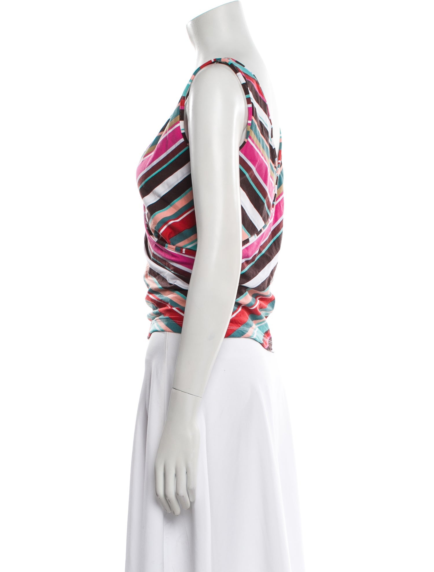 Missoni Striped V-Neck Crop Top