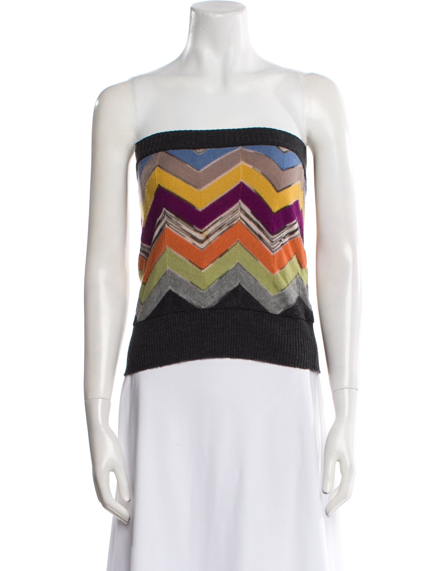 Missoni Wool Striped Crop Top
