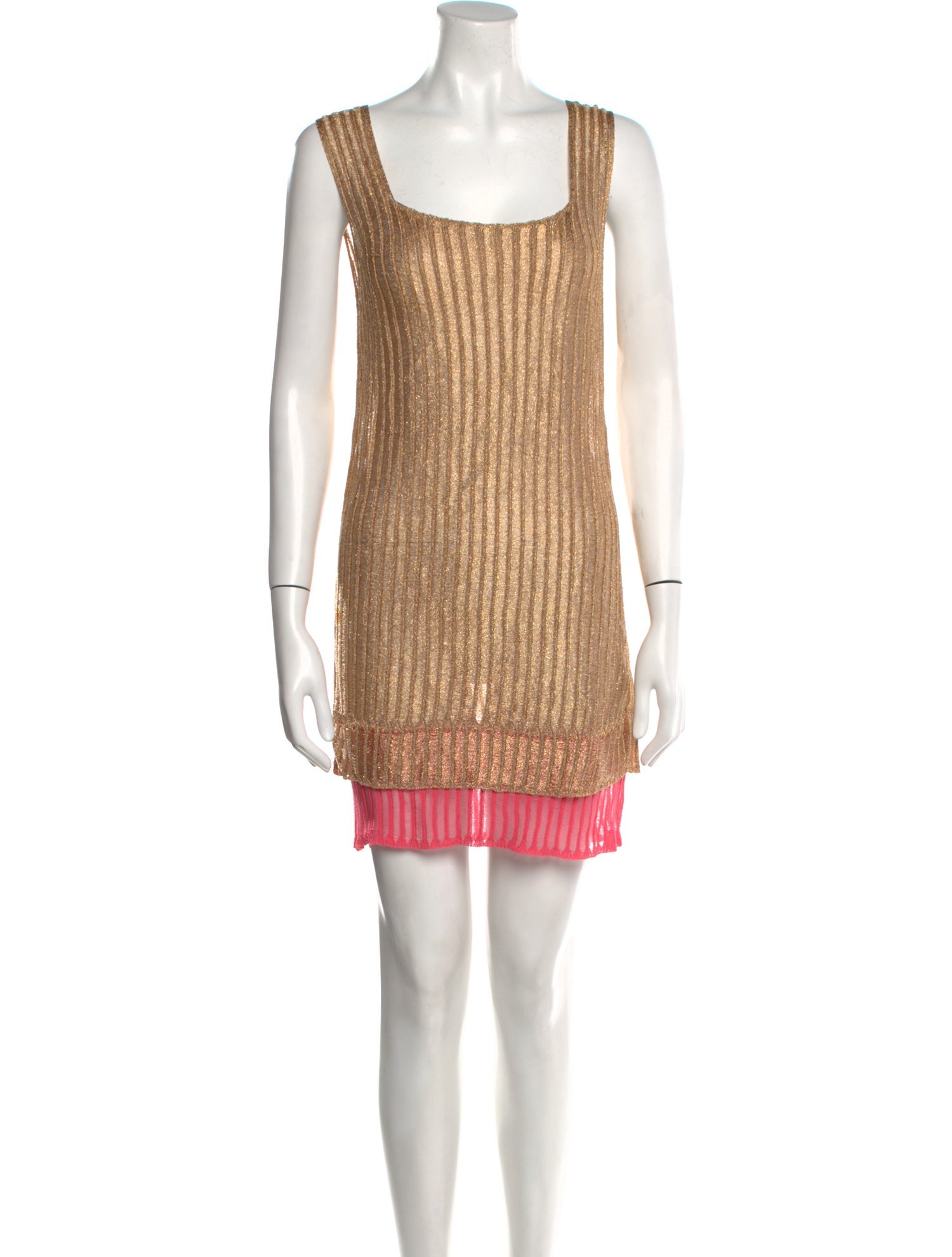 Missoni Square Neckline Mini Dress