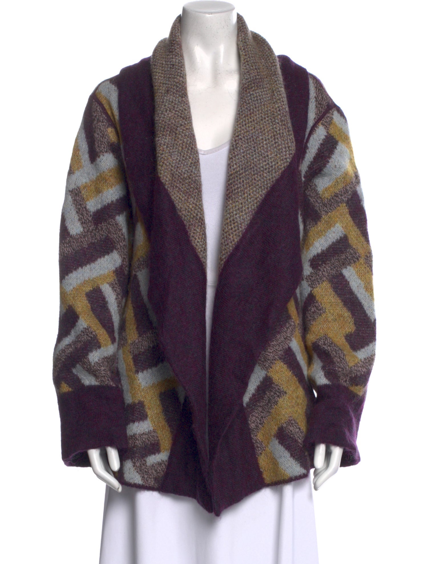 M Missoni Merino Wool Printed Sweater