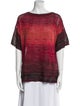 Missoni Printed Bateau Neckline Sweater