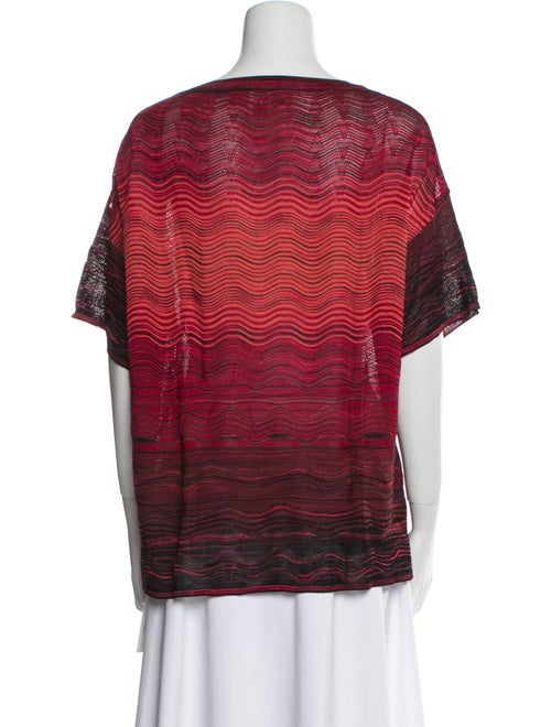 Missoni Printed Bateau Neckline Sweater