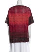 Missoni Printed Bateau Neckline Sweater
