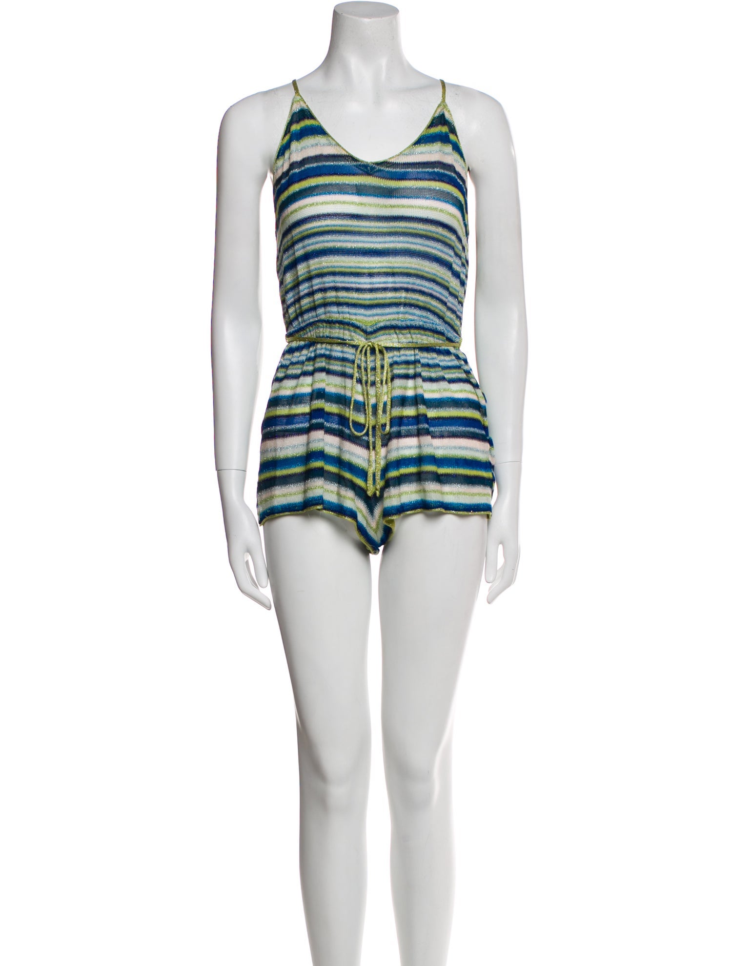 Missoni Striped Scoop Neck Romper