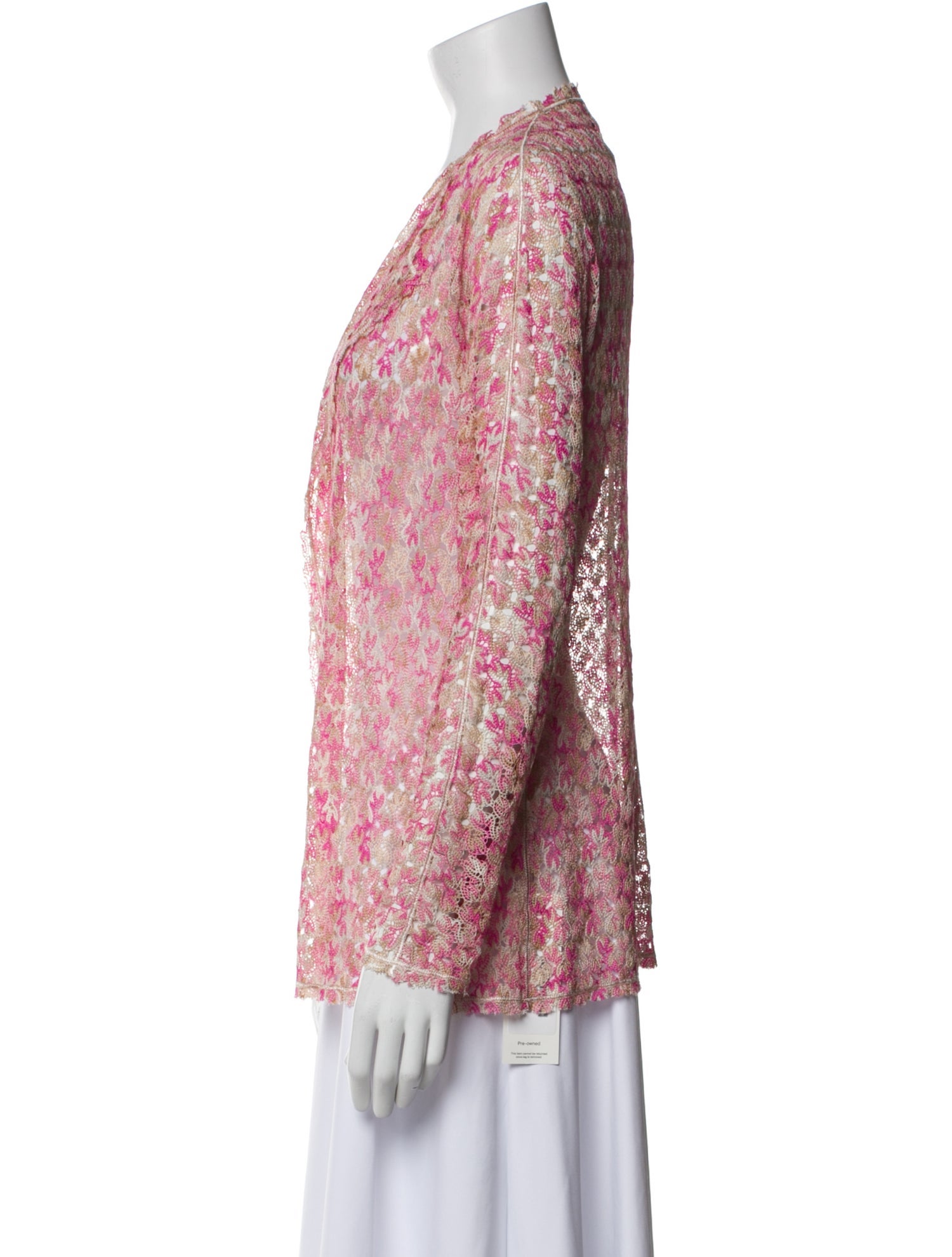 Missoni Printed Open Front Sweater