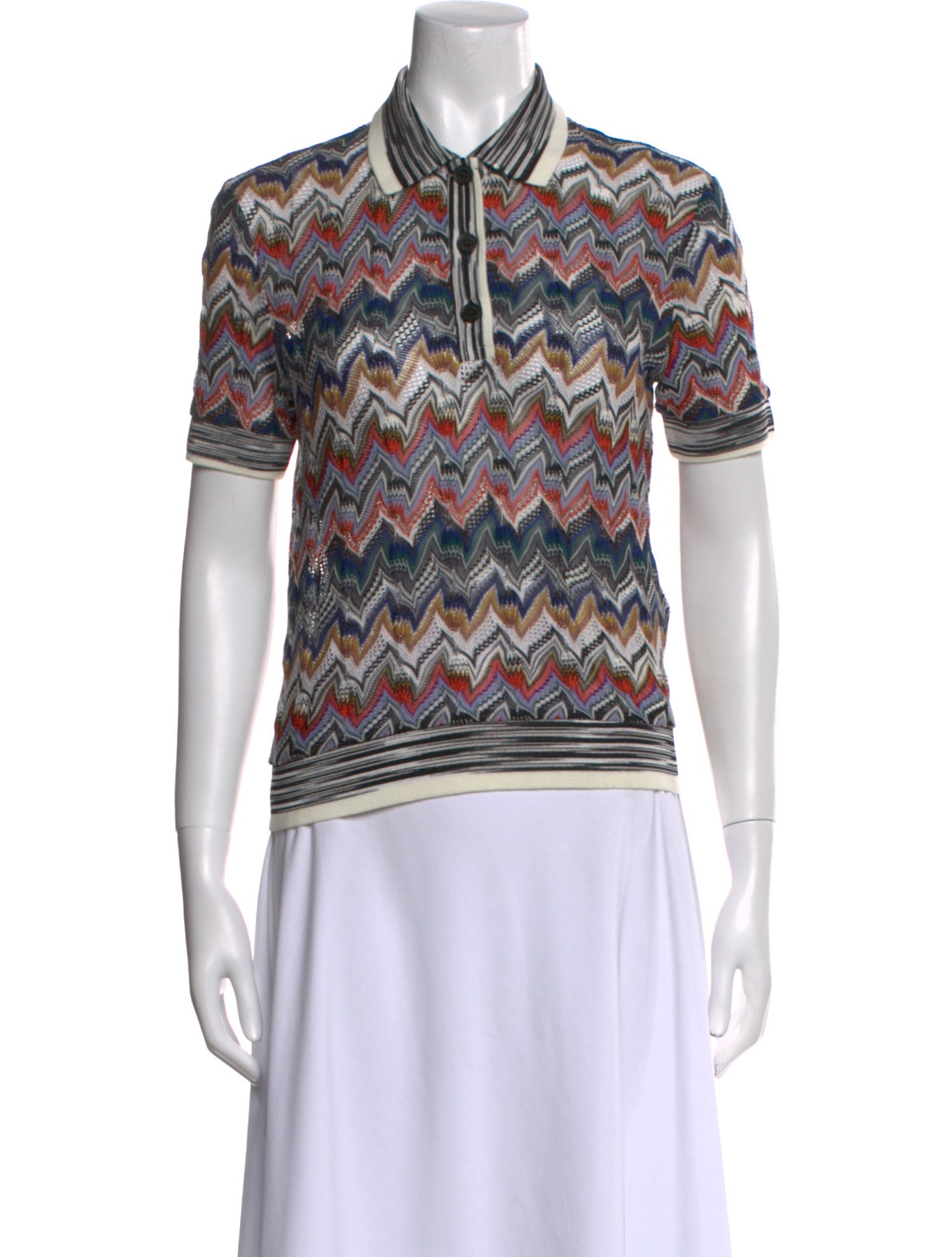 Missoni Printed Short Sleeve Polo