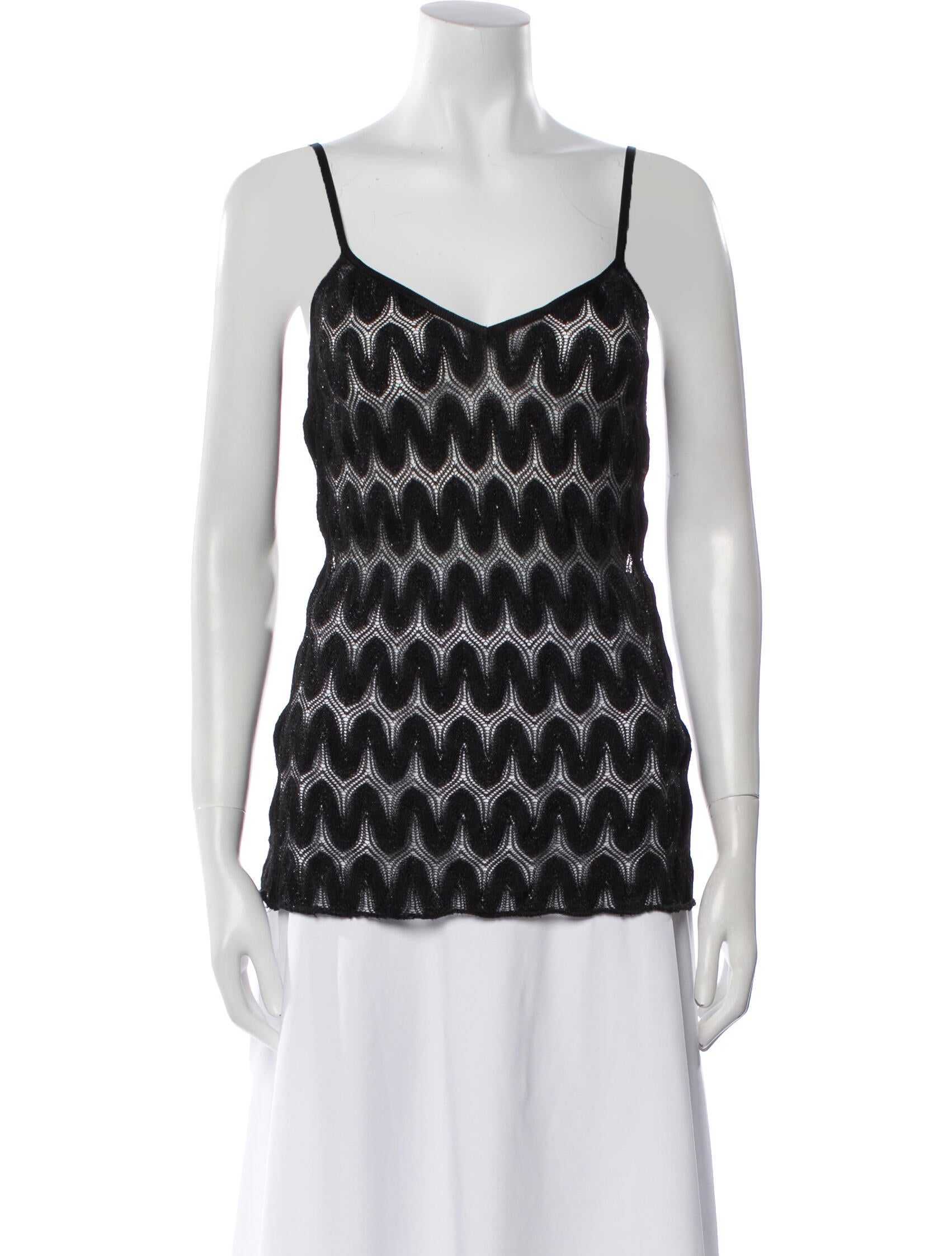 Missoni Printed V-Neck Top