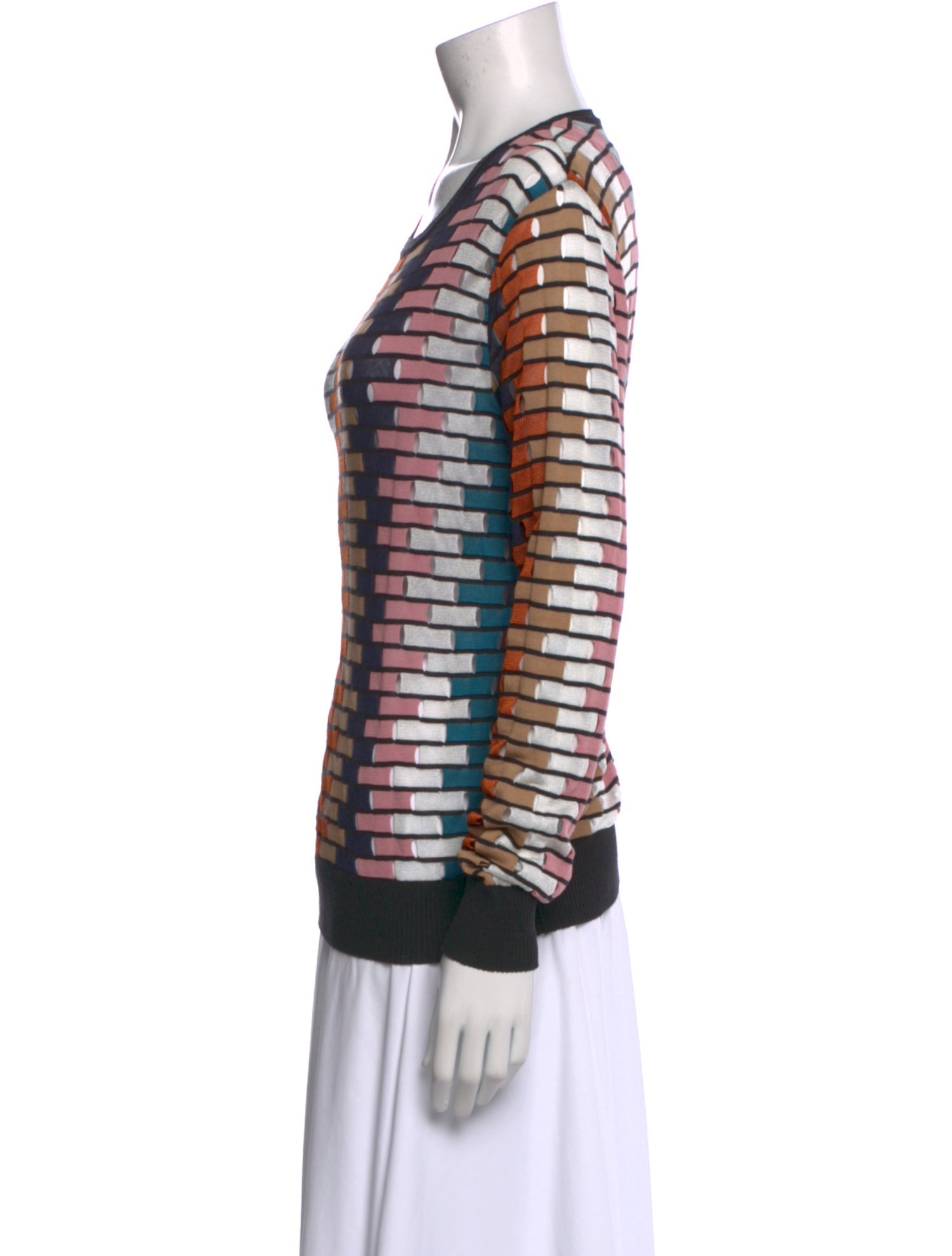 Missoni Striped Scoop Neck Top