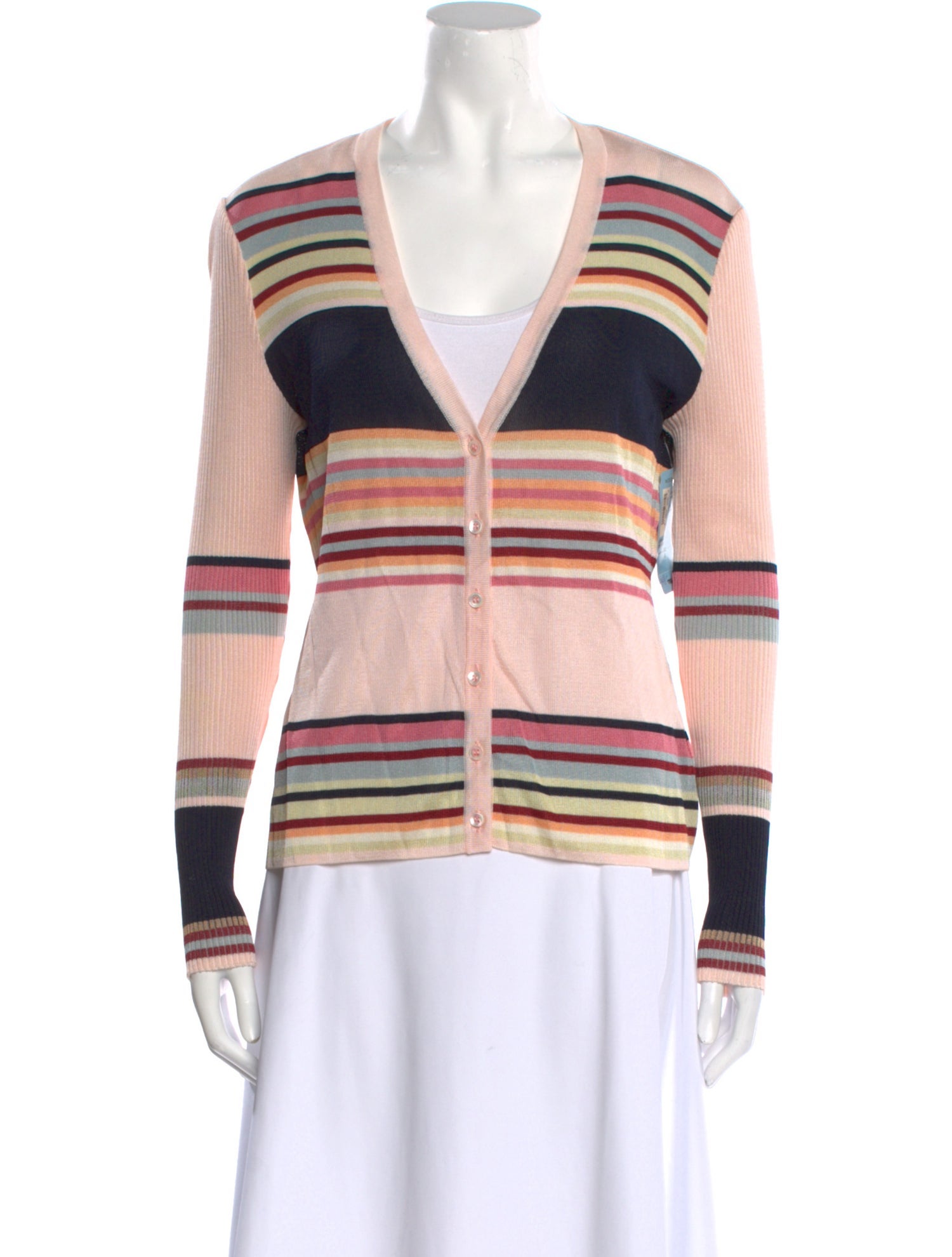 Missoni Striped V-Neck Sweater