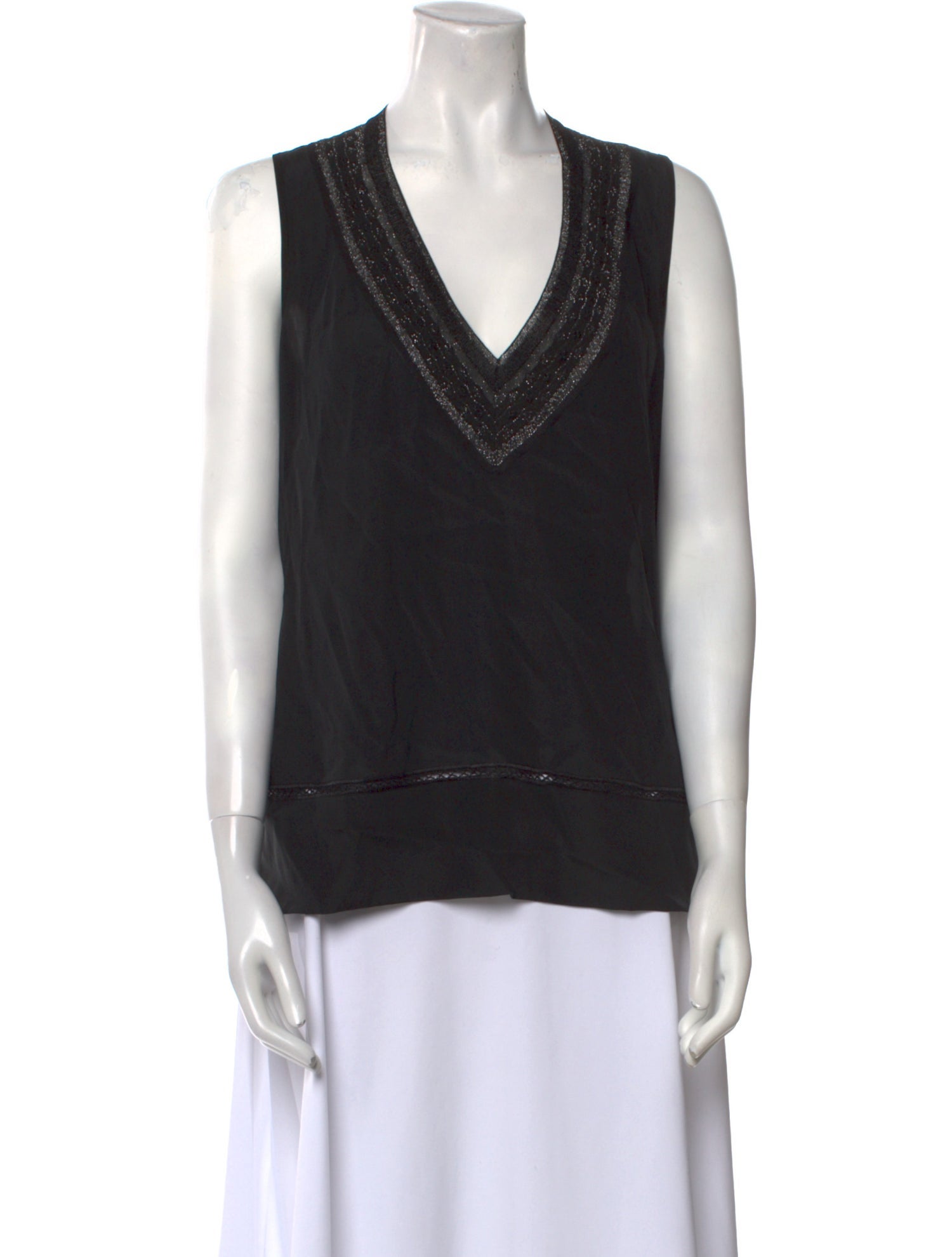 Missoni Silk V-Neck Top