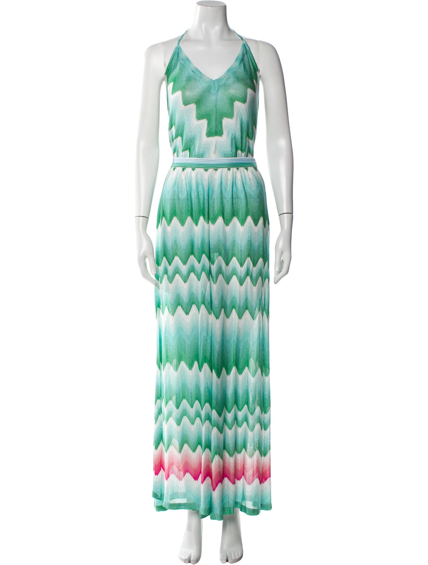 Missoni Printed V-Neck Jumpsuit
