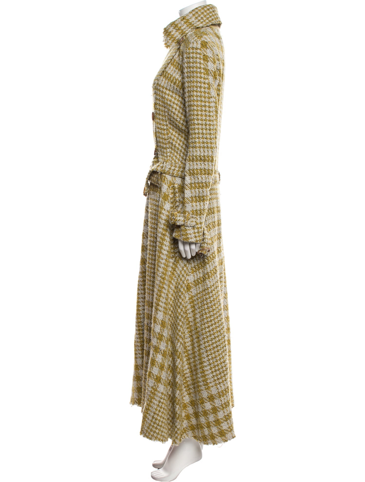 Missoni Houndstooth Print Coat