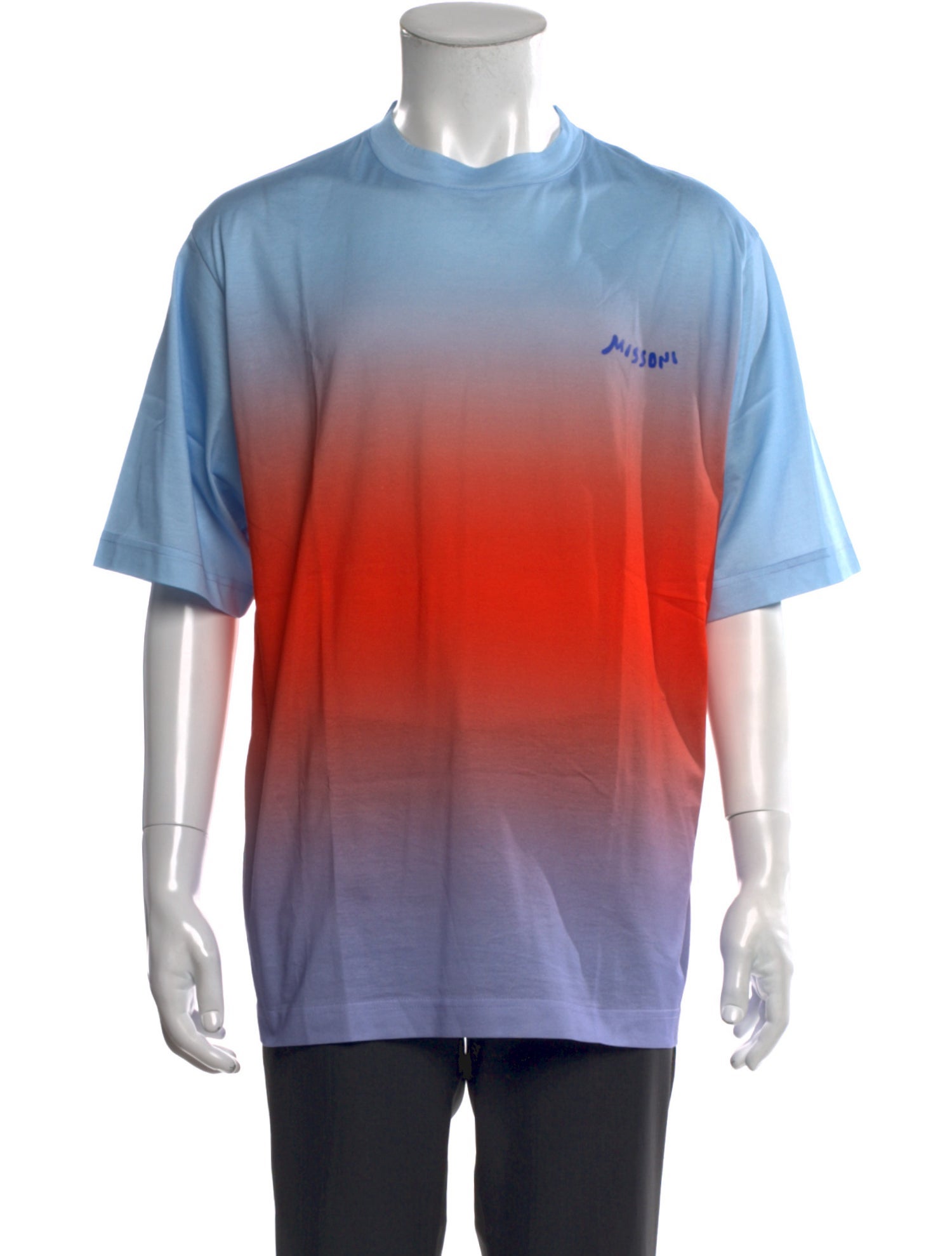 Missoni Tie-Dye Print Crew Neck T-Shirt