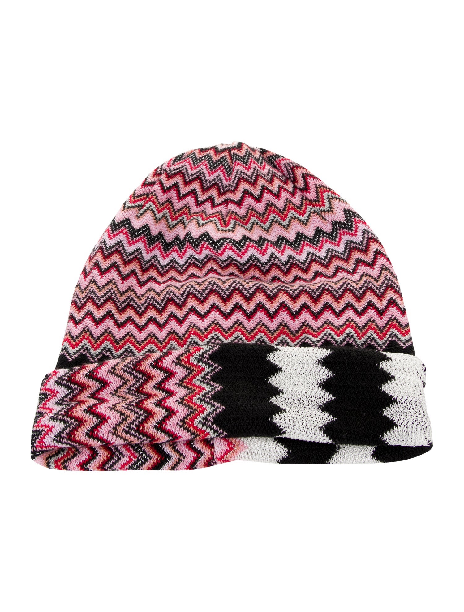 Missoni Pattern Print Knitted Beanie w/Tags