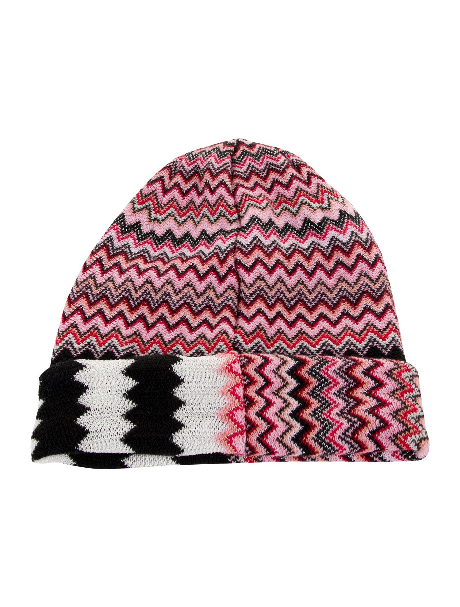 Missoni Pattern Print Knitted Beanie w/Tags