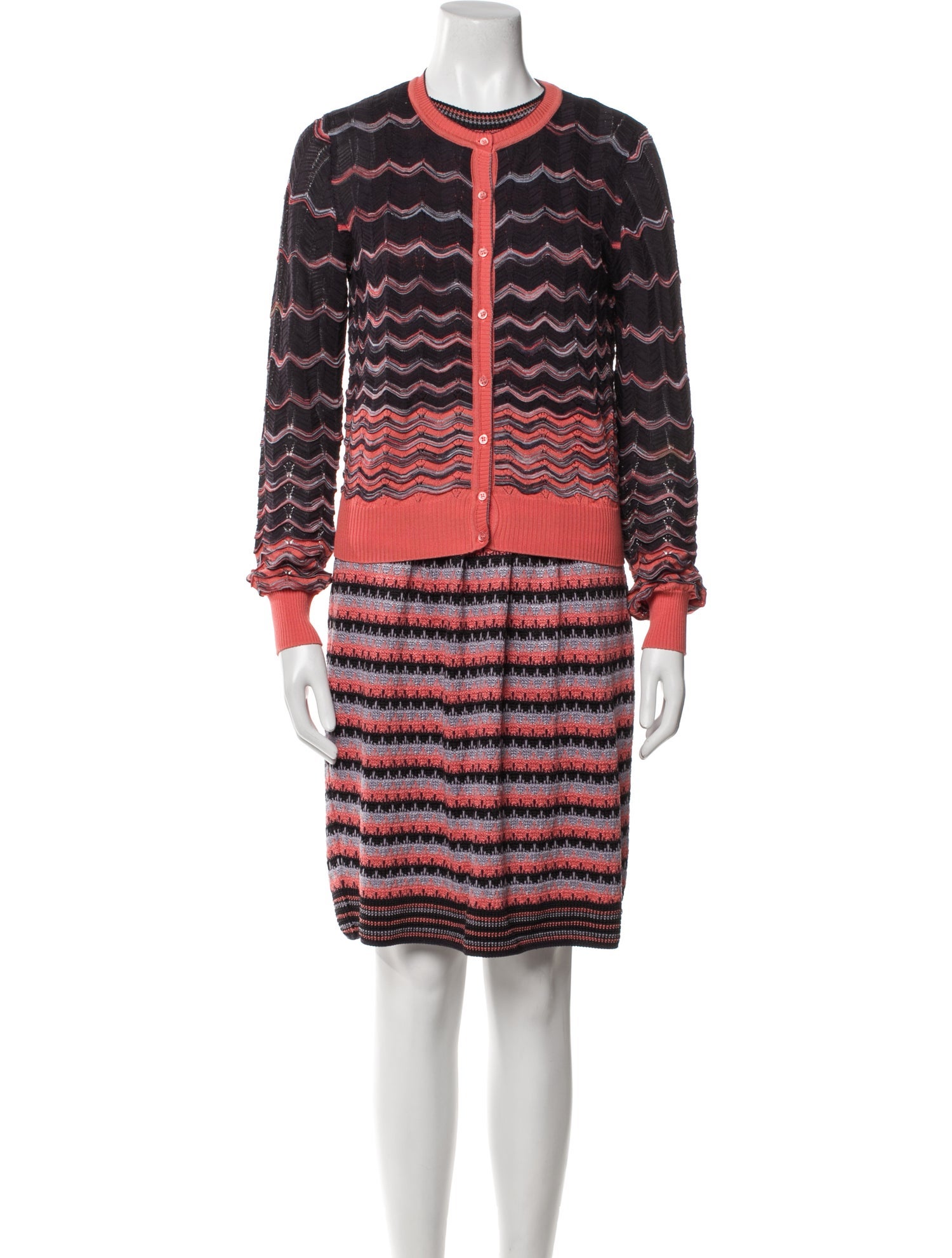 Missoni Striped Cutout Accent Dress Set