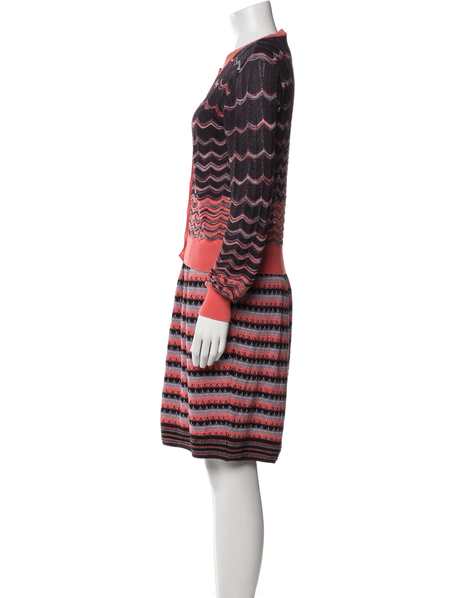 Missoni Striped Cutout Accent Dress Set