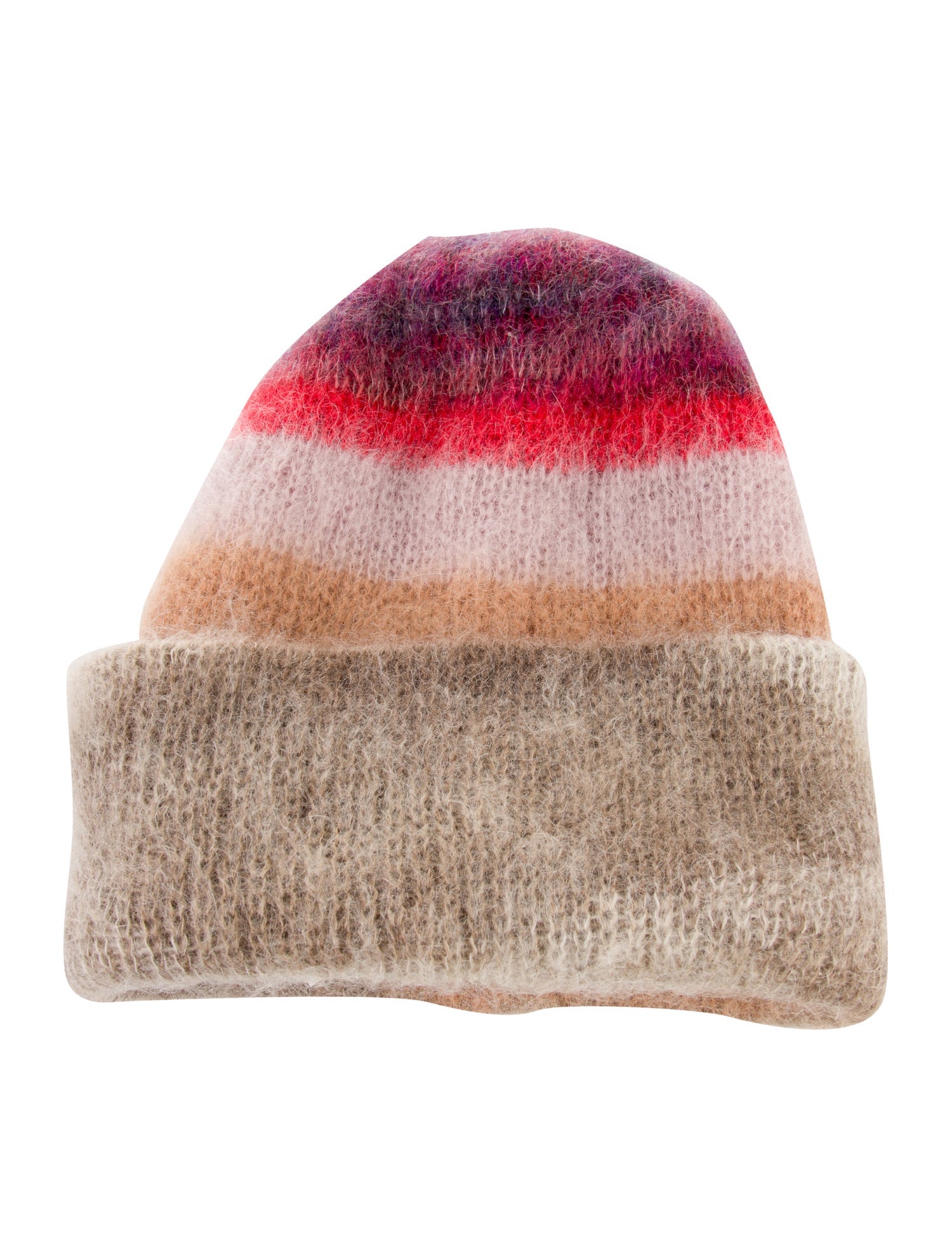Missoni Fur and Wool Blend Beanie