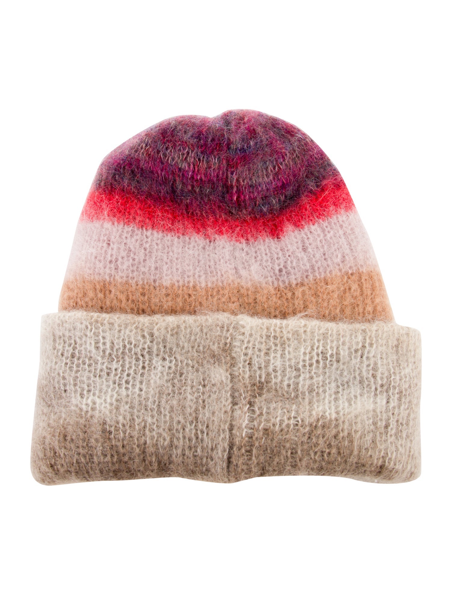 Missoni Fur and Wool Blend Beanie