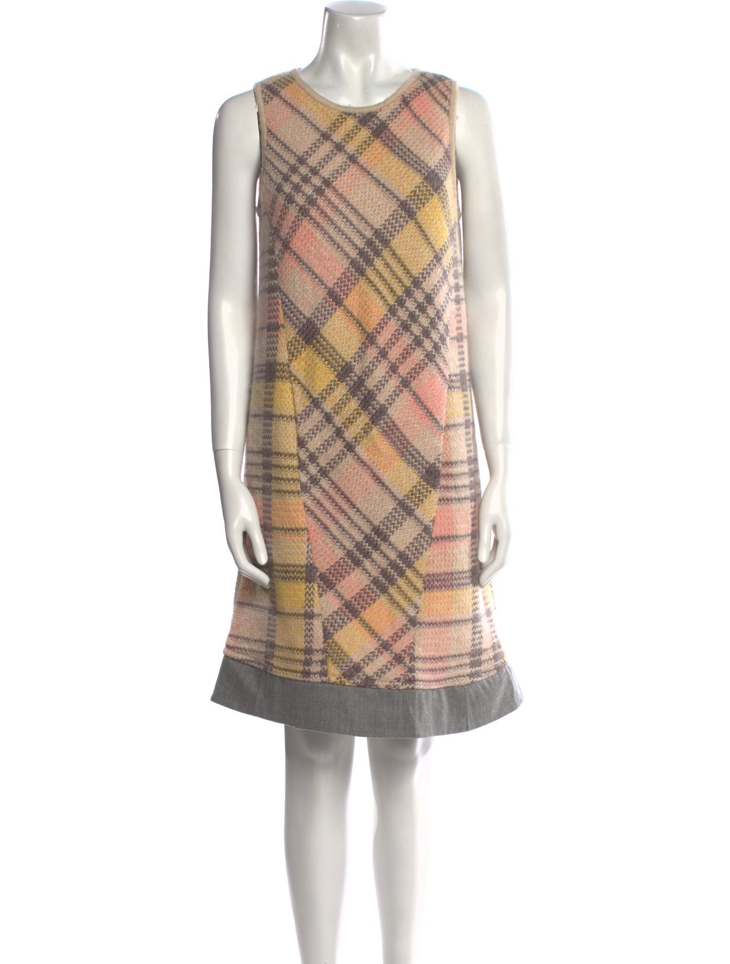 Missoni Plaid Print Mini Dress
