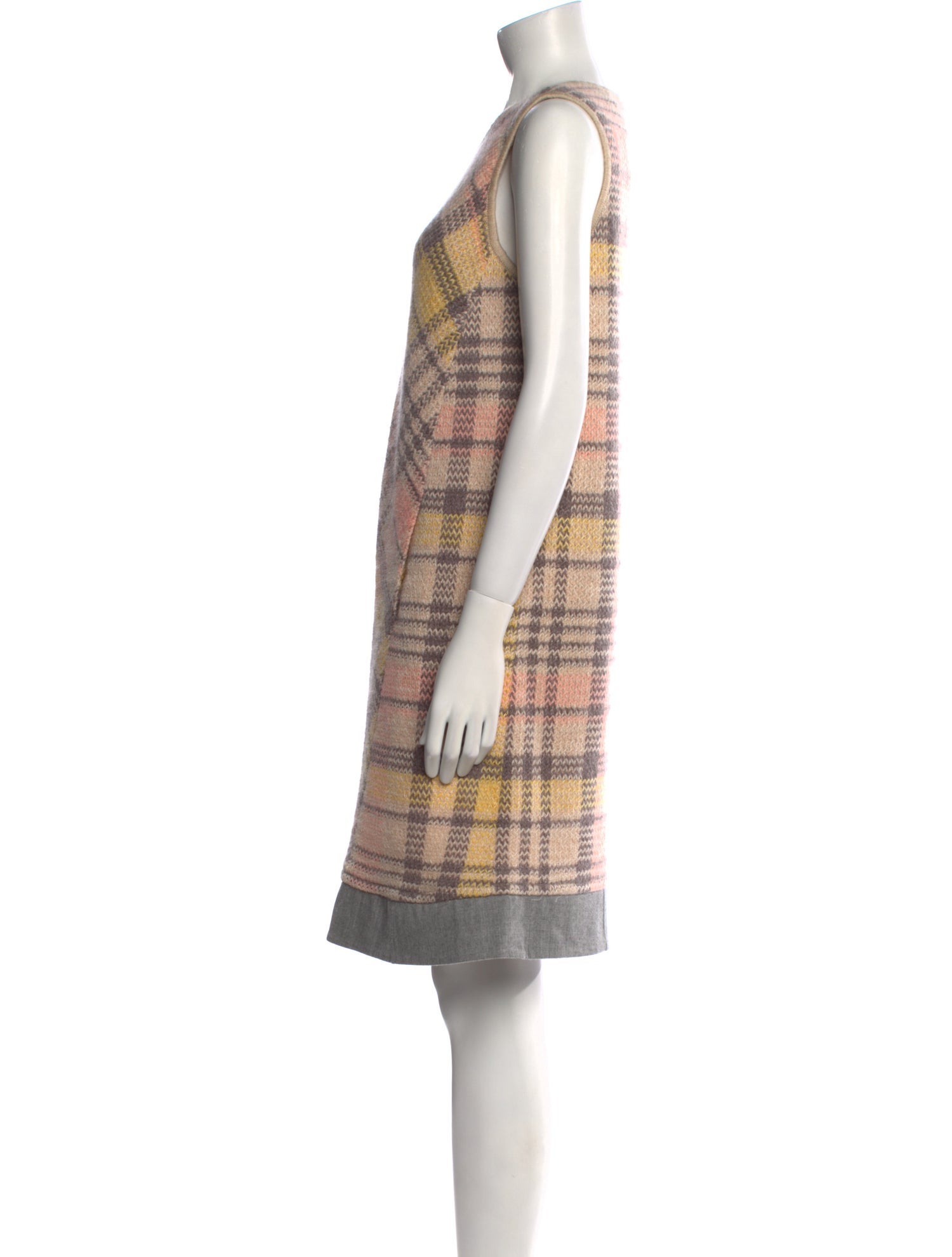 Missoni Plaid Print Mini Dress