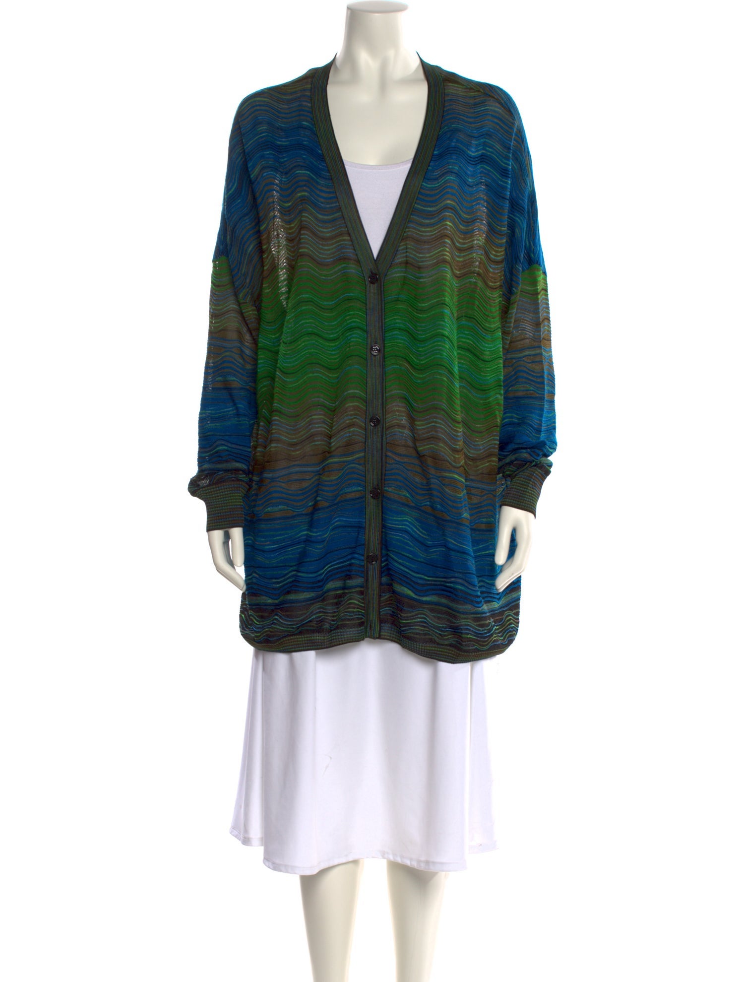 Missoni Striped V-Neck Sweater