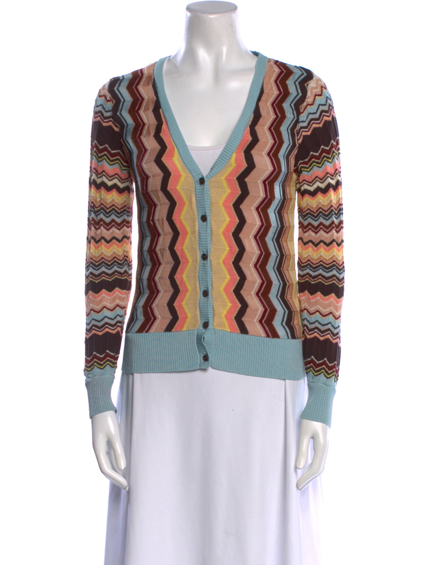 Missoni Striped V-Neck Sweater