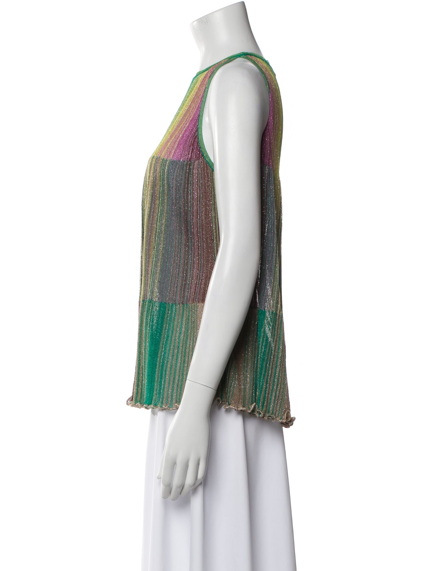 Missoni Printed Bateau Neckline Blouse w/ Tags