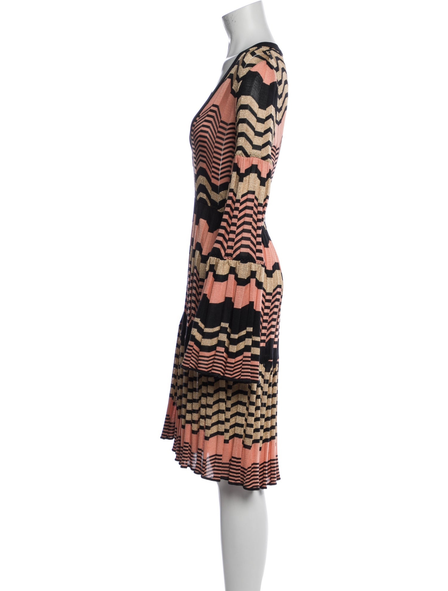 Missoni Striped Knee-Length Dress
