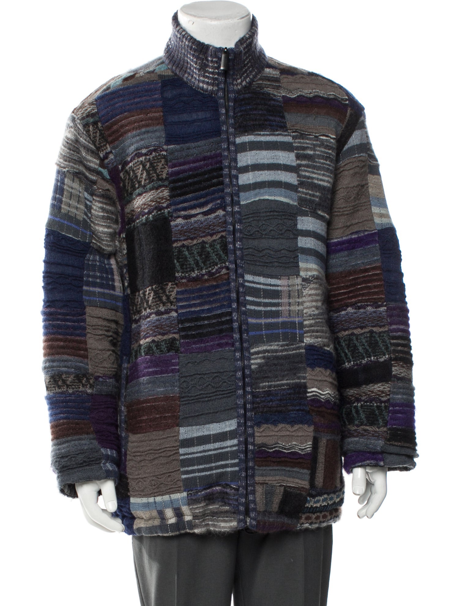 Missoni Striped Puffer Coat