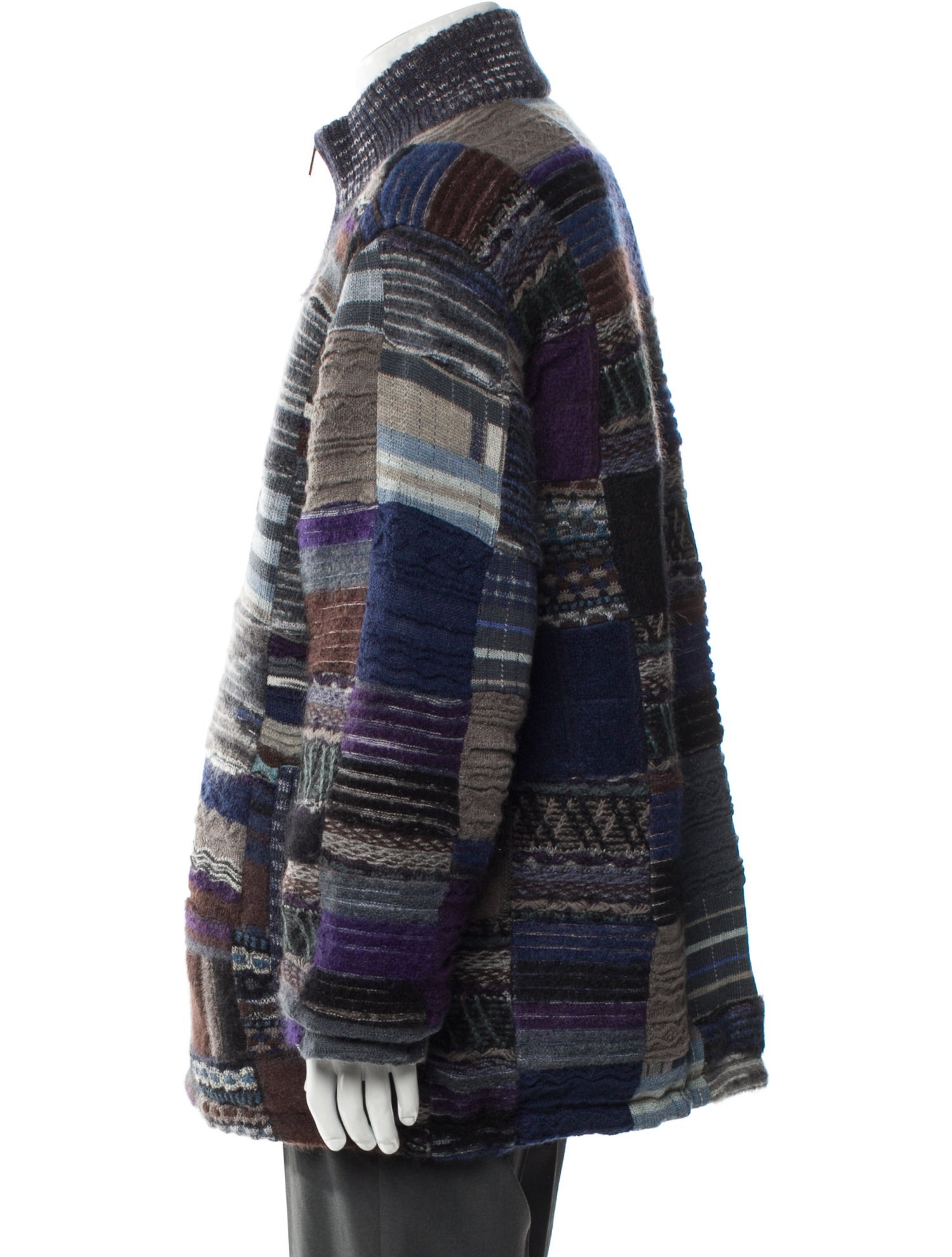 Missoni Striped Puffer Coat