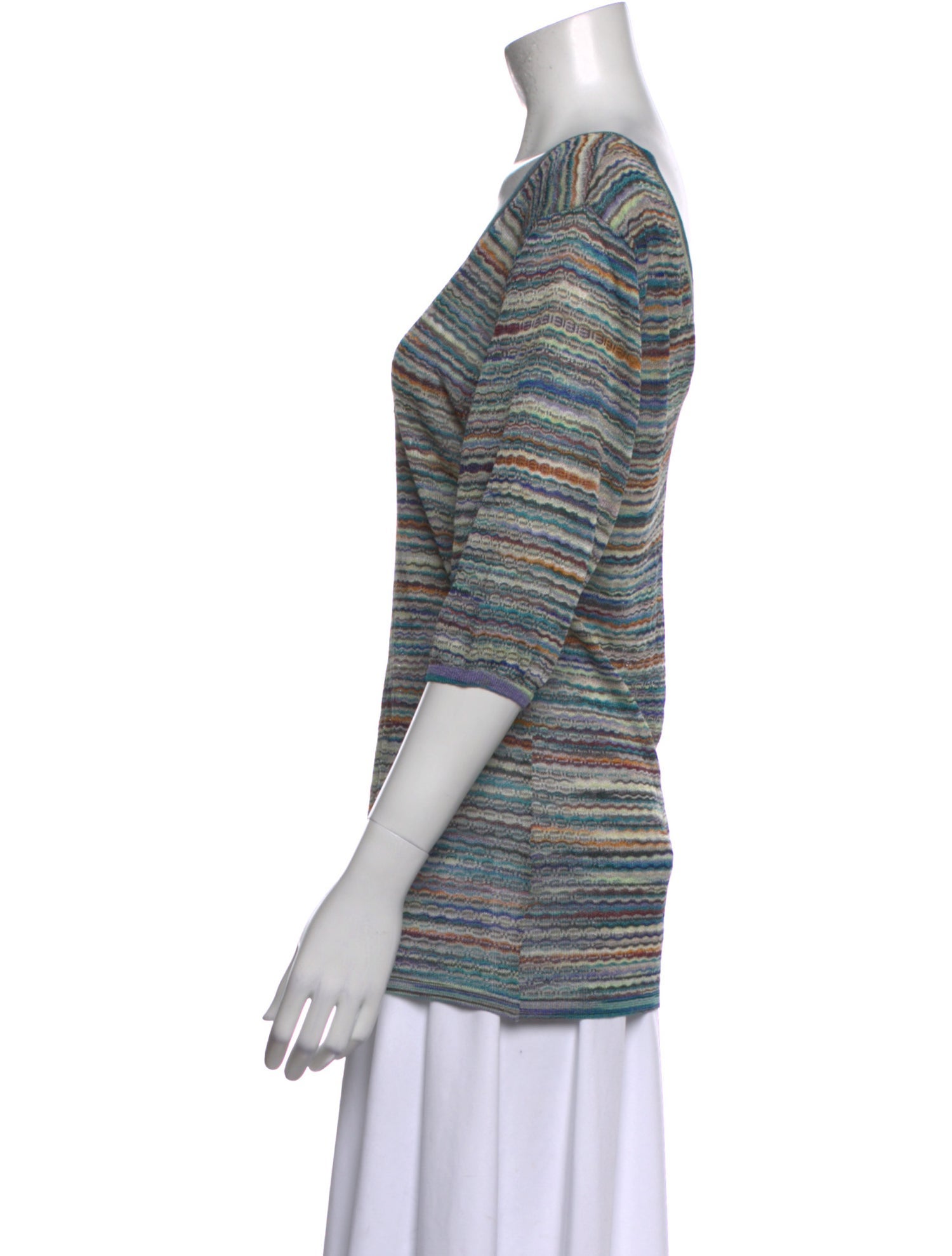 Missoni Striped V-Neck T-Shirt