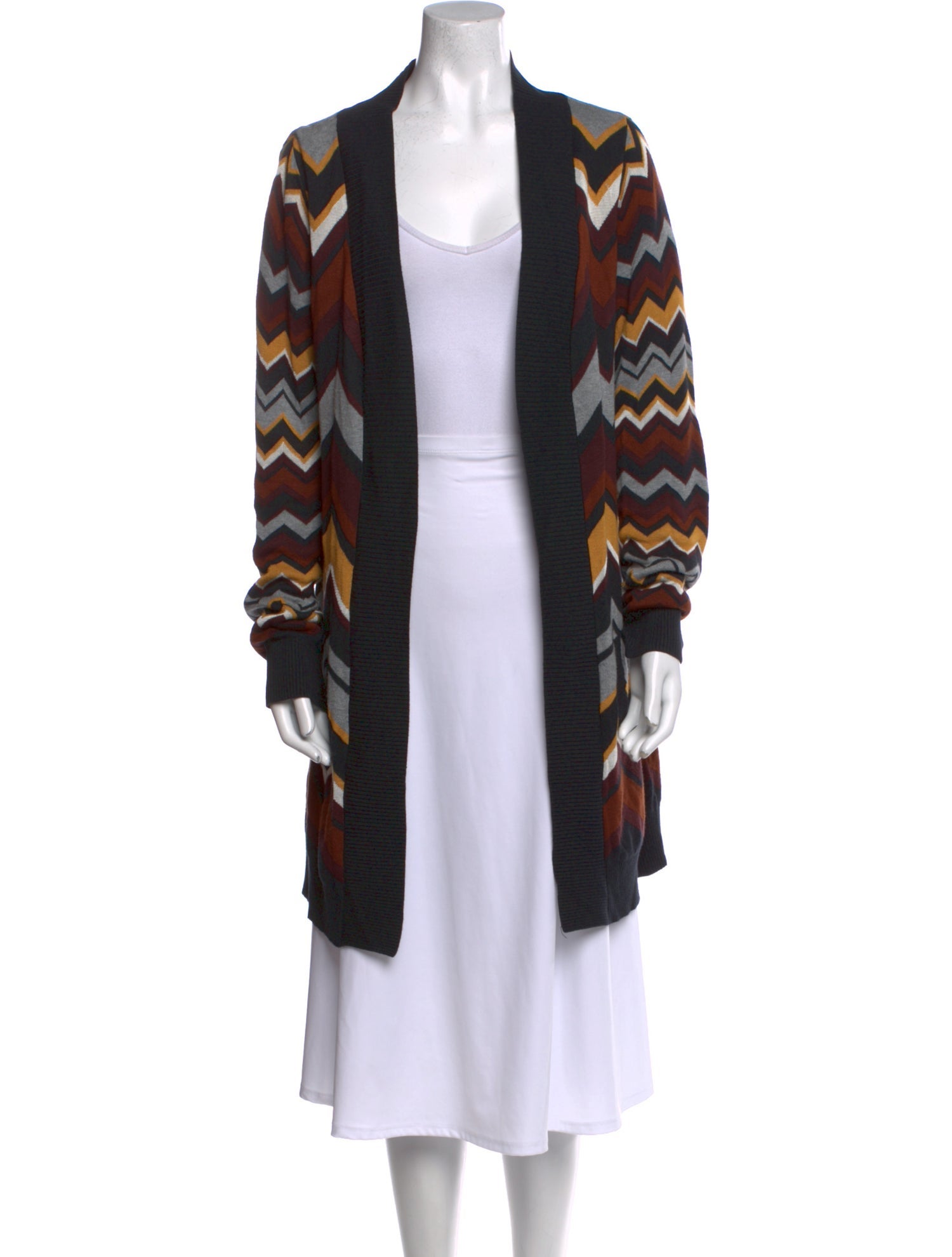 Missoni Striped Open Front Sweater