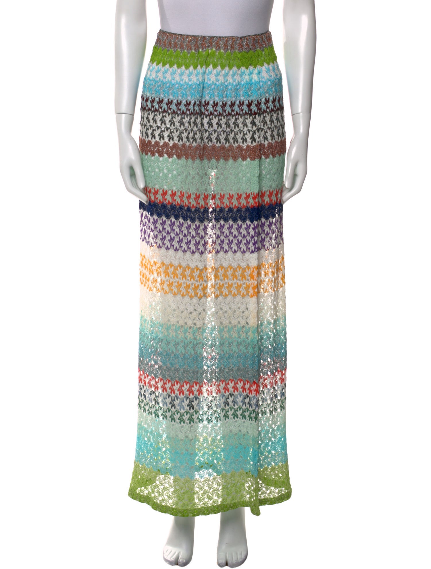 Missoni Striped Midi Length Skirt