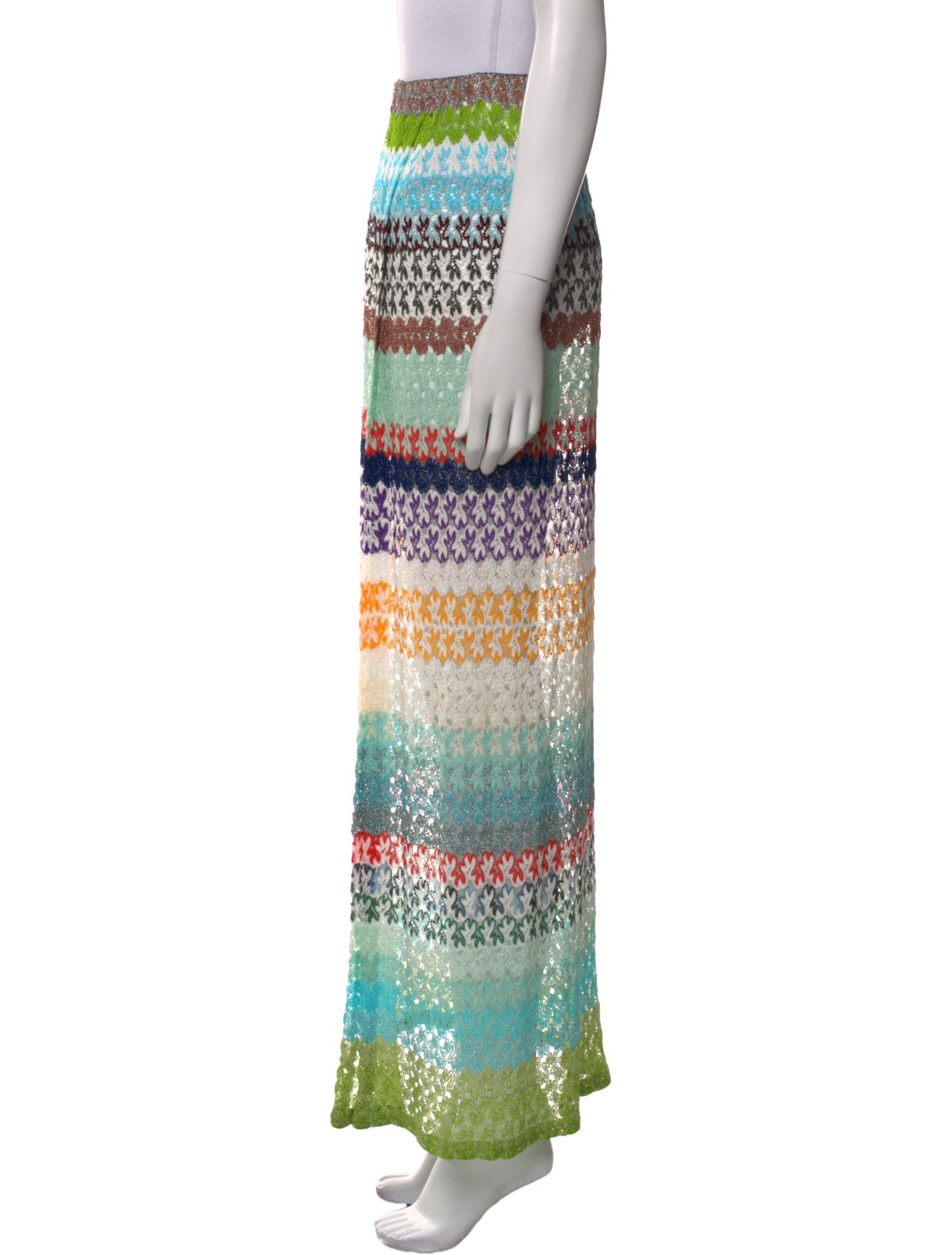 Missoni Striped Midi Length Skirt