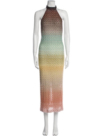 Missoni Striped Midi Length Dress