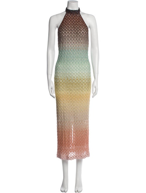 Missoni Striped Midi Length Dress