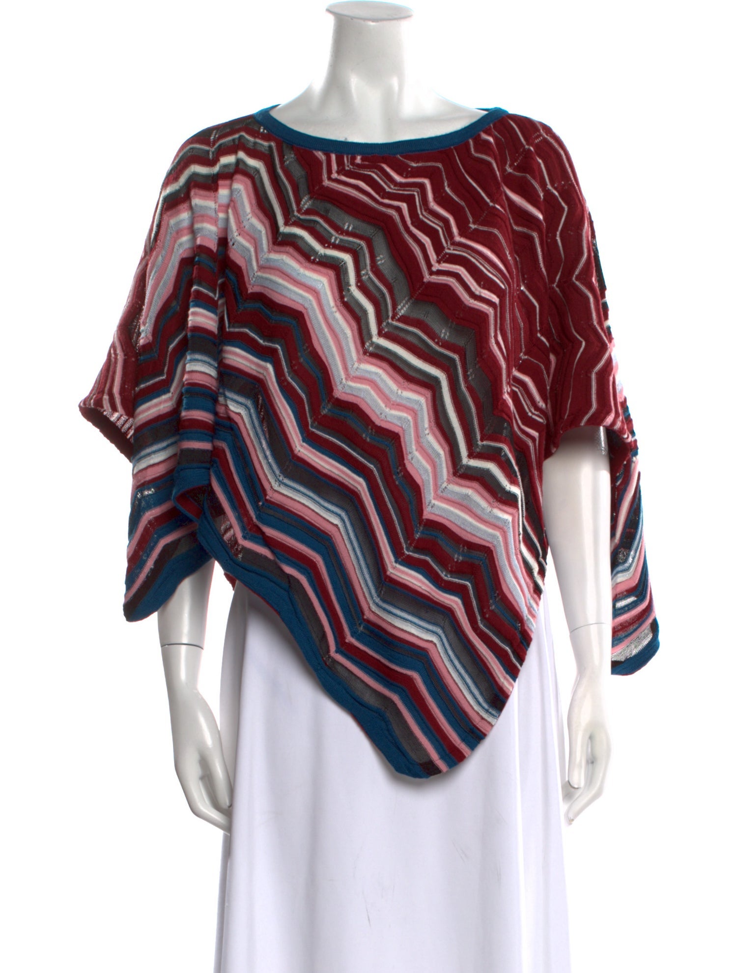 Missoni Striped Bateau Neckline Sweater