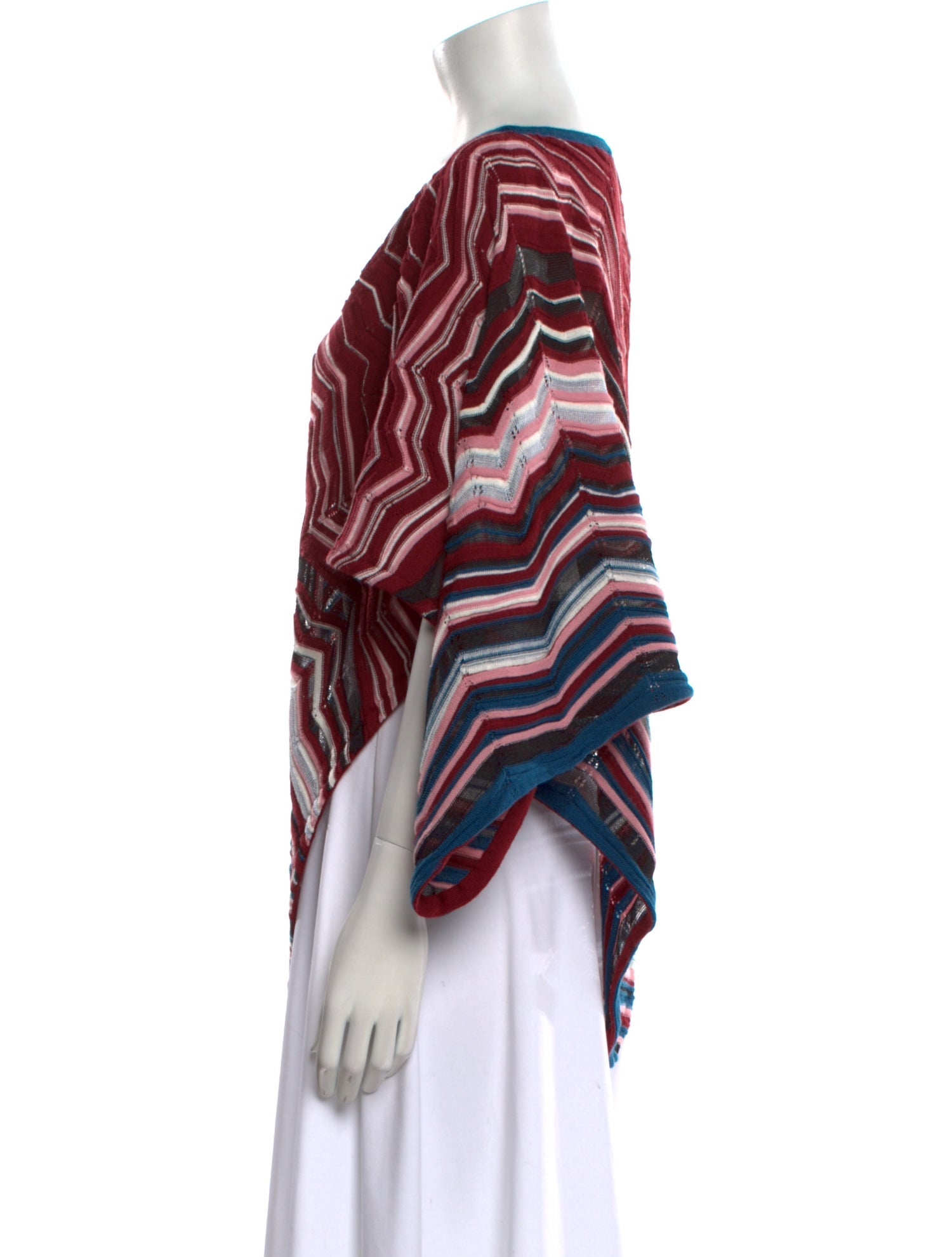 Missoni Striped Bateau Neckline Sweater