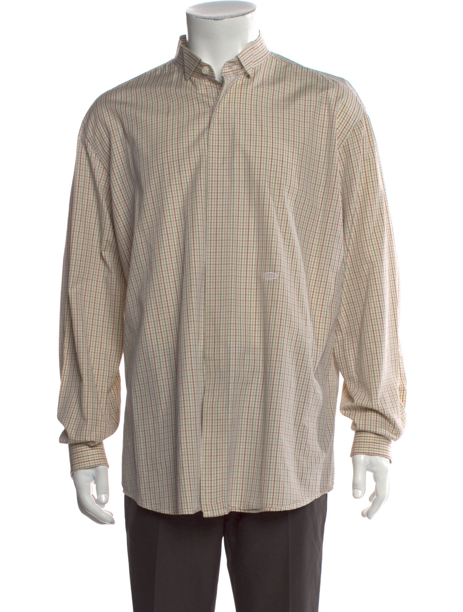 Missoni Plaid Print Long Sleeve Shirt