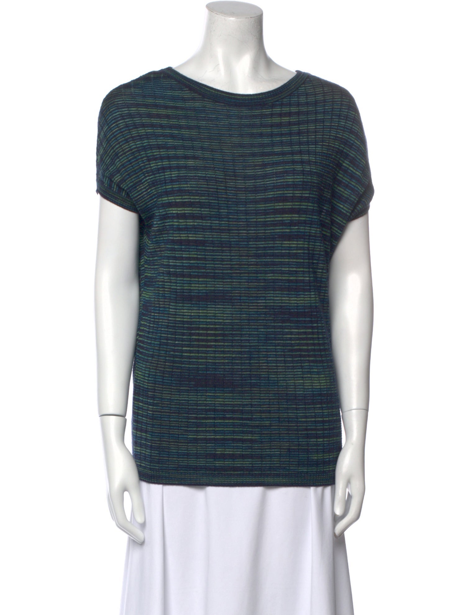 Missoni Striped Scoop Neck Top