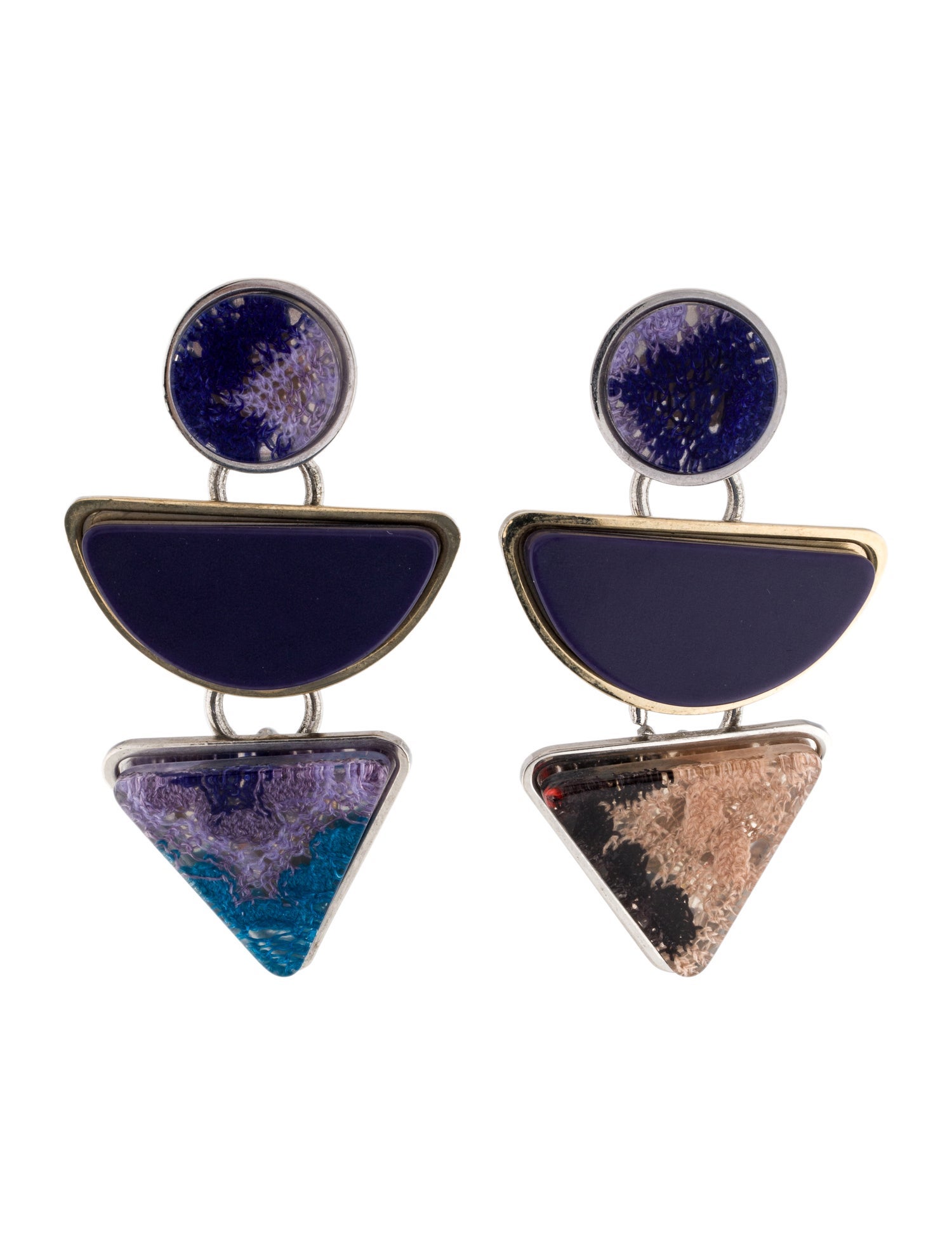 Missoni Resin Drop Earrings