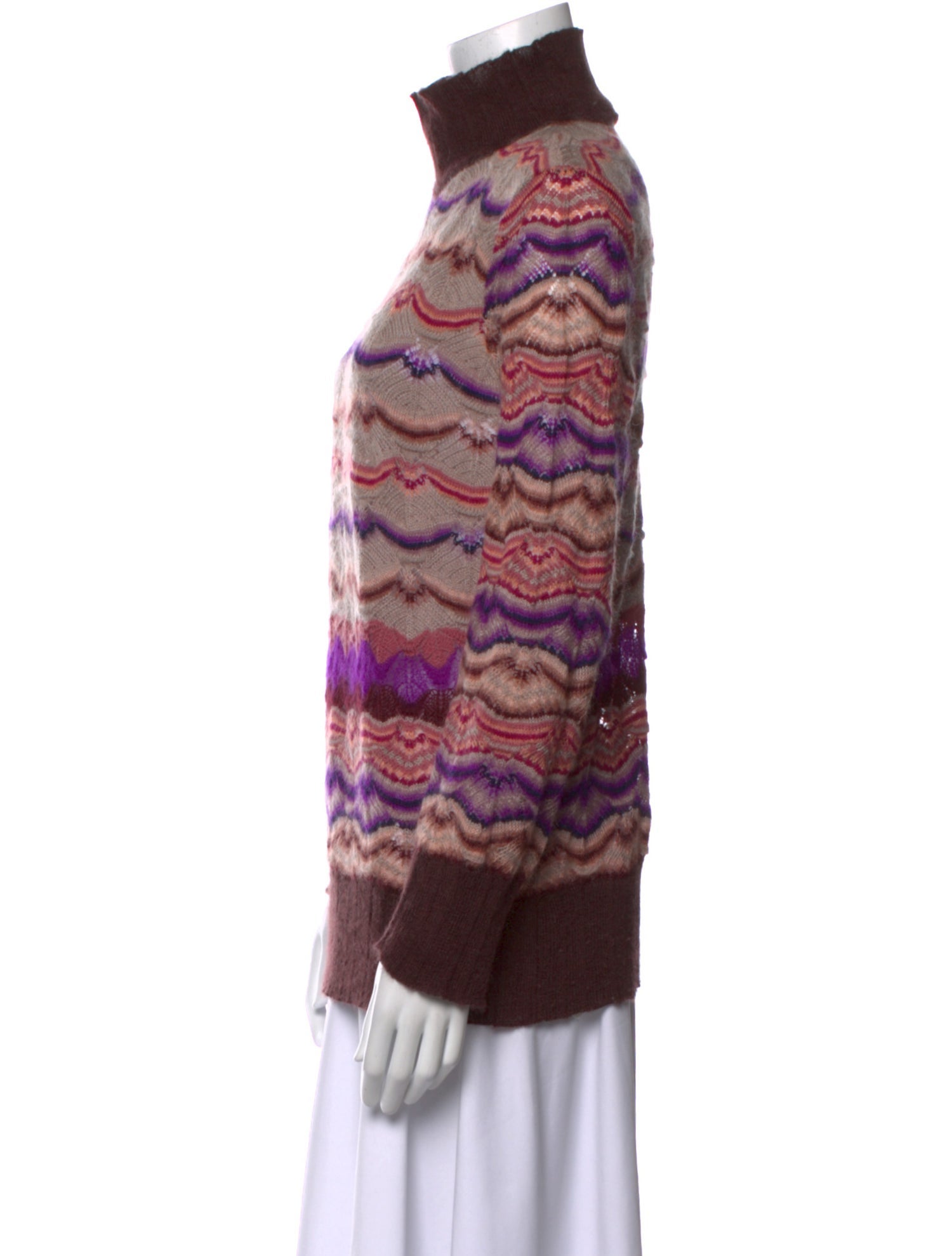 Missoni Striped Turtleneck Sweater