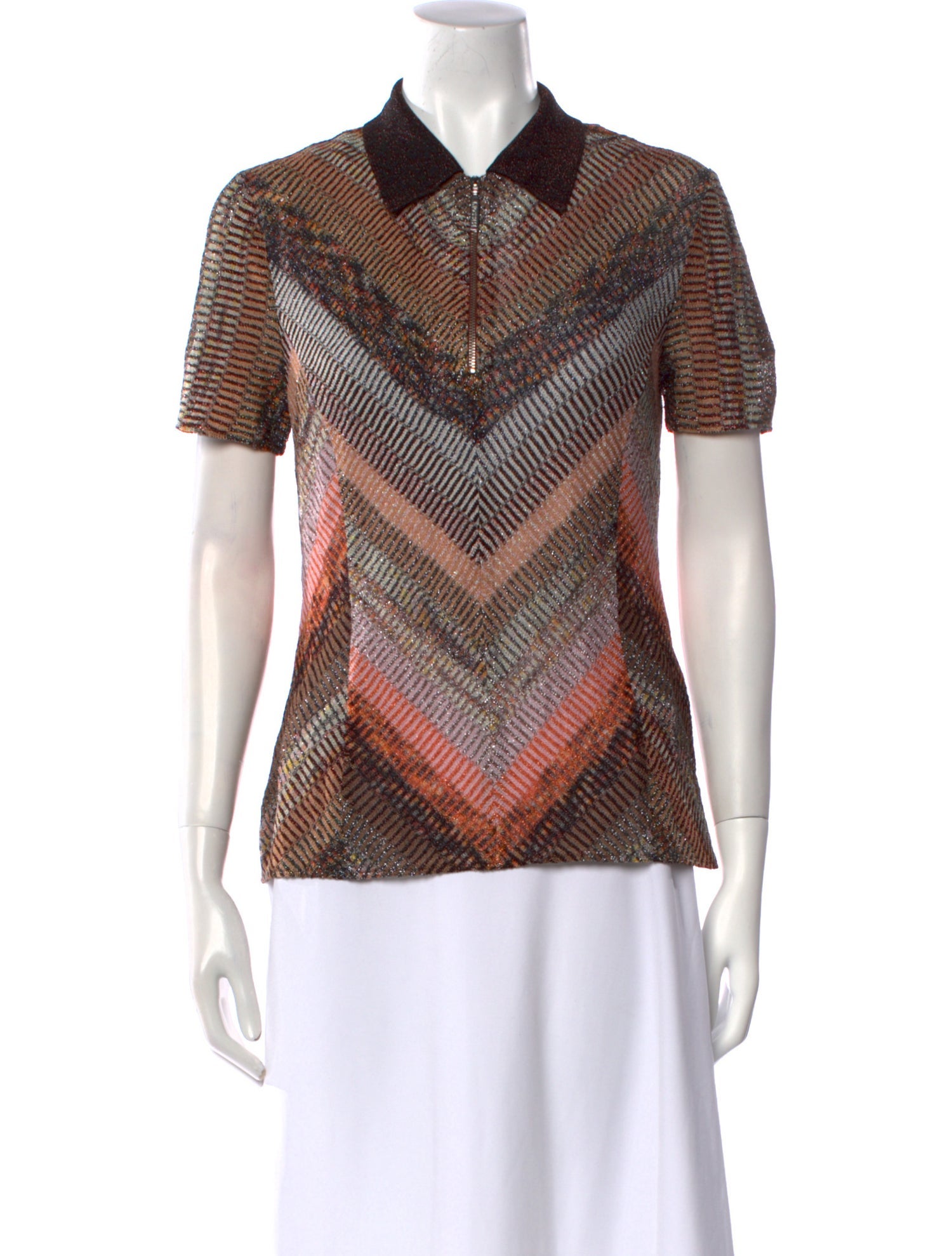 Missoni Printed Short Sleeve Polo