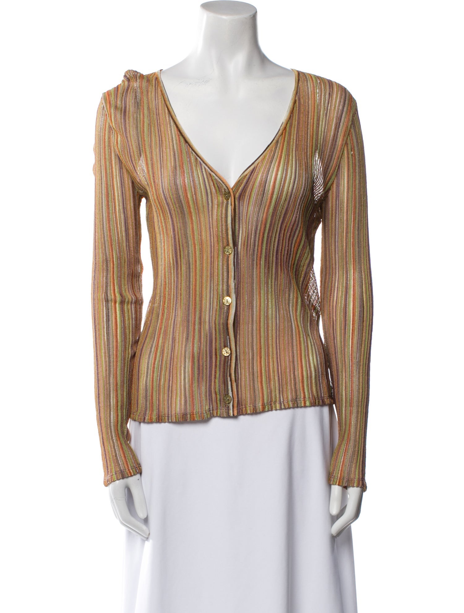 Missoni Striped V-Neck Blouse